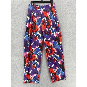 ROTATE Birger‎ Christensen Pants size 4 Janis Wide Leg Colorful Print